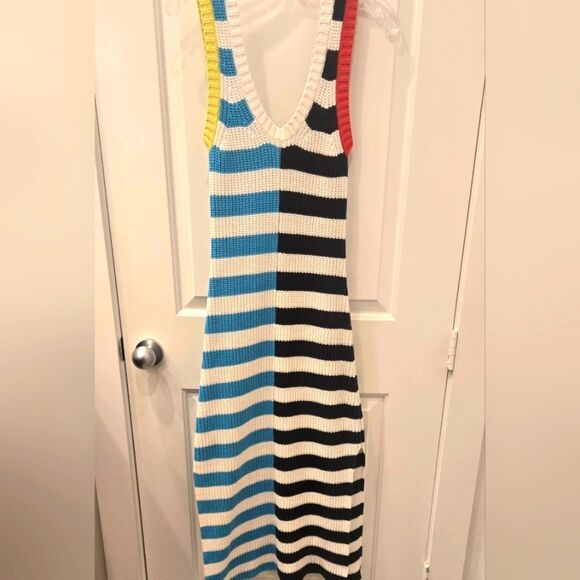 STAUD Dresses & Skirts - Staud Seashore Striped Knit Midi Dress – Sleeveless – Size M – Chic  Style